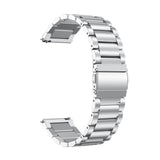 For Garmin Vivoactive 4, Venu 2/3 & Forerunner 255/255M/265 | Silver Vintage Steel Strap