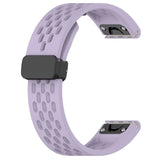 22mm Garmin Watch Strap | Folding Clasp Silicone Sports | 10 Colours Available