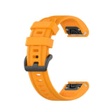 20mm Small Garmin Watch Strap | Semi-Grained Silicone (Black Clasp) | 13 Colours Available