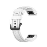 20mm Small Garmin Watch Strap | Semi-Grained Silicone (Black Clasp) | 13 Colours Available