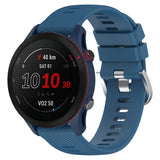 18mm Garmin Watch Strap | Dark Blue Grained Silicone