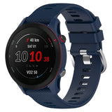18mm Garmin Watch Strap | Midnight Blue Grained Silicone