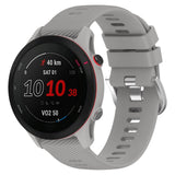 18mm Garmin Watch Strap | Morning Fog Grey Grained Silicone