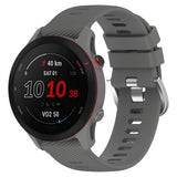 18mm Garmin Watch Strap | Mystic Grey Grained Silicone