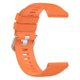18mm Garmin Watch Strap | Orange Grained Silicone