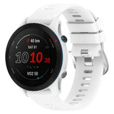 18mm Garmin Watch Strap | White Grained Silicone