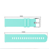 20mm Garmin Watch Strap | Grained Silicone | 7 Colours Available