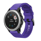 20mm Small Garmin Watch Strap | Grained Silicone | 12 Colours Available