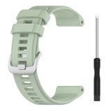 22mm Garmin Watch Strap | Plain Silicone (Silver Buckled) | 10 Colours Available