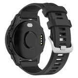 22mm Garmin Watch Strap | Plain Silicone (Silver Buckled) | 10 Colours Available