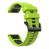 22mm Garmin Watch Strap | Silicone (Black Buckled) | 11 Colours Available