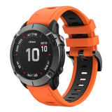 22mm Garmin Watch Strap | Silicone (Black Buckled) | 11 Colours Available