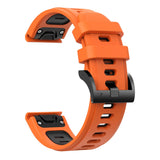 22mm Garmin Watch Strap | Silicone (Black Buckled) | 11 Colours Available