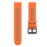 22mm Garmin Watch Strap | Silicone (Black Buckled) | 11 Colours Available