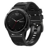 26mm Garmin Watch Strap | Silicone With Leather Top Layer | 9 Colours Available