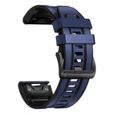 26mm Garmin Watch Strap | Silicone With Leather Top Layer | 9 Colours Available