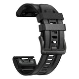 26mm Garmin Watch Strap | Silicone With Leather Top Layer | 9 Colours Available