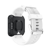 For Garmin Forerunner 30/35 | White Silicone Strap