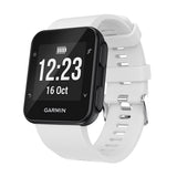For Garmin Forerunner 30/35 | White Silicone Strap