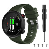 For Garmin Forerunner 45/45 Plus, Forerunner 45S & Swim 2 | Army Green Silicone Strap
