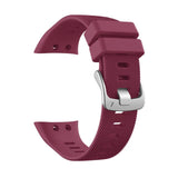 For Garmin Forerunner 45/45 Plus, Forerunner 45S & Swim 2 | Red Wine Silicone Strap