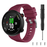 For Garmin Forerunner 45/45 Plus, Forerunner 45S & Swim 2 | Red Wine Silicone Strap