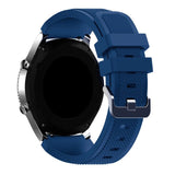 For Garmin Vivoactive 4, Venu 2/3 & Forerunner 255/255M/265 | Grained Silicone Strap | Cyan Blue