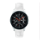 For Garmin Vivoactive 4, Venu 2/3 & Forerunner 255/255M/265 | White Smooth Leather Strap