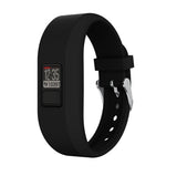 For Garmin Vivofit 3 | Plain Silicone Strap | Black