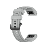 20mm Small Garmin Watch Strap | Semi-Grained Silicone (Black Clasp) | 13 Colours Available