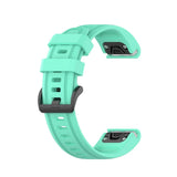 20mm Small Garmin Watch Strap | Semi-Grained Silicone (Black Clasp) | 13 Colours Available