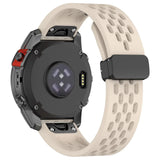 26mm Garmin Watch Strap | Folding Clasp Silicone Sports | 10 Colours Available